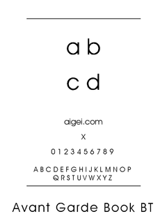 AVGARDN 英文字体下载｜创意设计字体资源