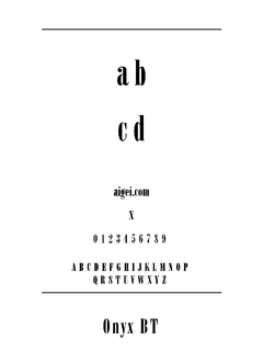 ONYXN 字体下载｜创意设计排版工具