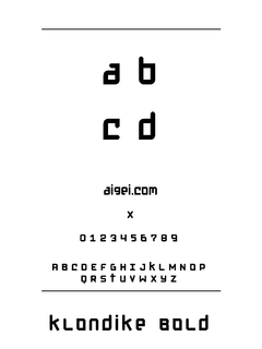 Klondike 字体下载｜英文字体资源与排版设计