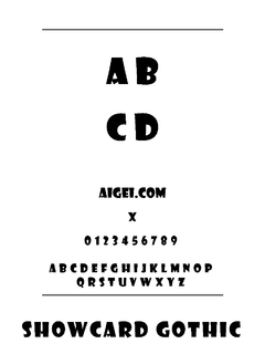 SHOWG 字体下载｜创意设计排版工具