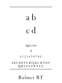 BULMERN 字体下载｜设计排版资源工具