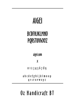 OZHANDIN（字体原名）下载｜创意设计排版工具