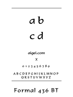 FRML436N 字体下载｜创意设计工具