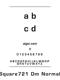 SQR721DN 字体下载｜创意设计与排版工具