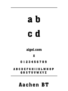 Aachenn 字体下载｜创意设计排版工具