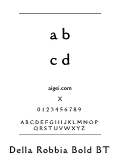 德拉罗布字体（DELAROBB.TTF）下载｜创意设计排版工具