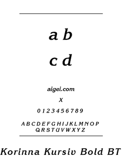 Korinabi 字体下载｜创意排版设计工具