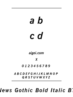 ​NEWGOTBI 字体下载｜设计排版必备英文字体资源