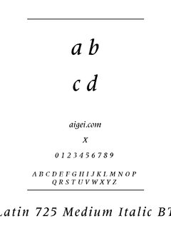 ​LAT725MI 字体下载｜英文字体设计与应用