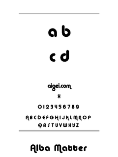 ​ALBAM__ 字体下载｜英文字体设计应用