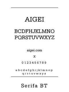 ​SERIFAN 字体下载｜设计排版字体资源