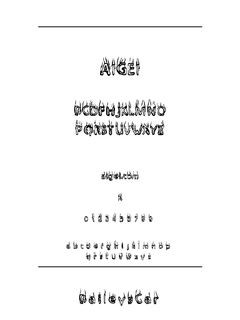 字体贝莱尔 下载｜英文特效设计字体