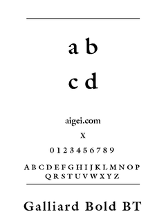 加利尔德布（GALIRDB.TTF）字体下载｜创意设计排版工具