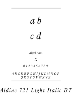 ALD721LI 字体下载｜设计排版资源