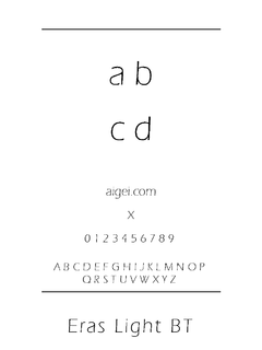 ​ERASL（字体）下载｜平面设计英文字体资源