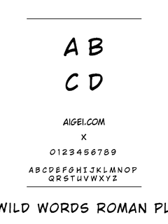​Wildwords_PL 字体下载｜创意设计字体资源
