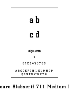 ​SQRS711M 字体下载｜平面设计英文字体资源