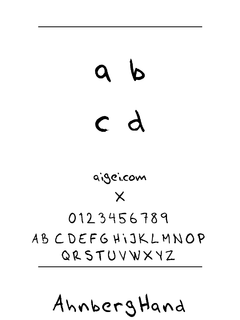 ​Ahnberg 字体下载｜英文字体设计资源